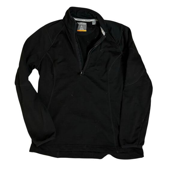 Icebreaker Merino 1/4 Zip Pullover Size Large Baselayer Outdoors Hiking Gorp - Picture 1 of 4